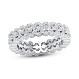 Diamond Eternity Band 1 ct tw Round 14K White Gold
