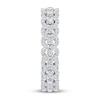 Thumbnail Image 3 of Diamond Eternity Band 1 ct tw Round 14K White Gold
