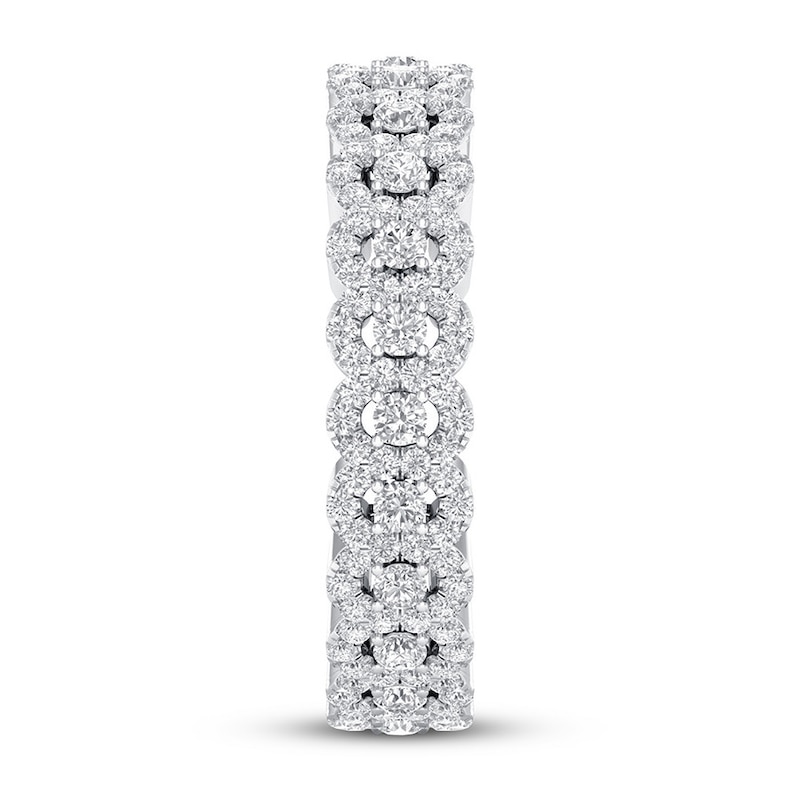 Main Image 3 of Diamond Eternity Band 1 ct tw Round 14K White Gold
