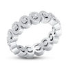 Thumbnail Image 3 of Diamond Eternity Band 1 ct tw Round 14K White Gold