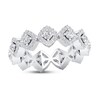 Thumbnail Image 0 of Diamond Eternity Band 1 ct tw Round 14K White Gold