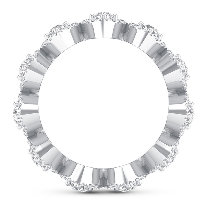 Diamond Eternity Band 1 ct tw Round 14K White Gold