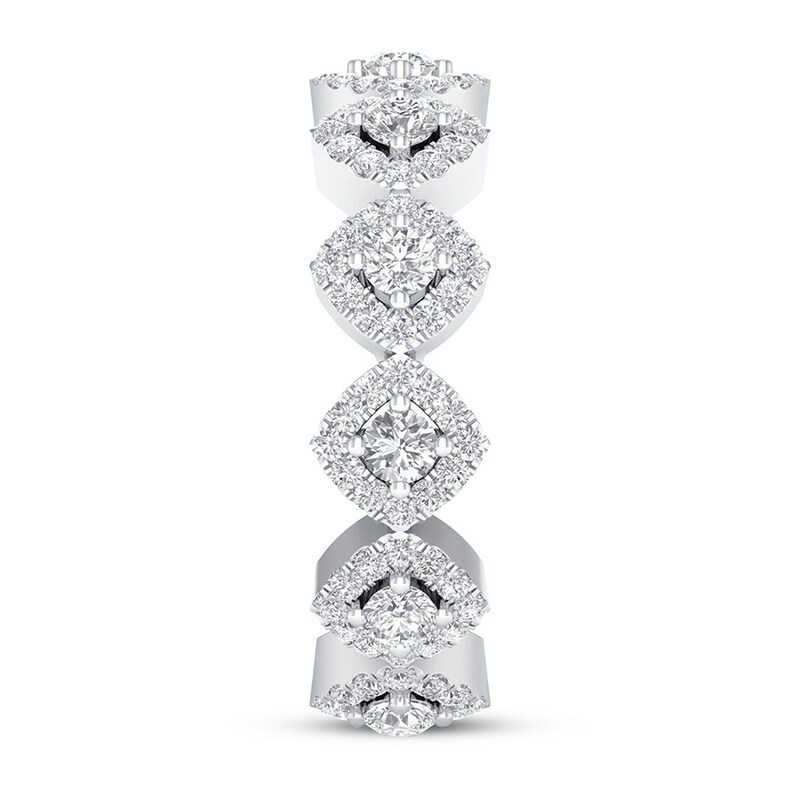 Diamond Eternity Band 1 ct tw Round 14K White Gold