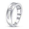 Thumbnail Image 1 of Men's Diamond Band 1/4 ct tw Round-cut Platinum