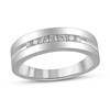 Thumbnail Image 2 of Men's Diamond Band 1/4 ct tw Round-cut Platinum