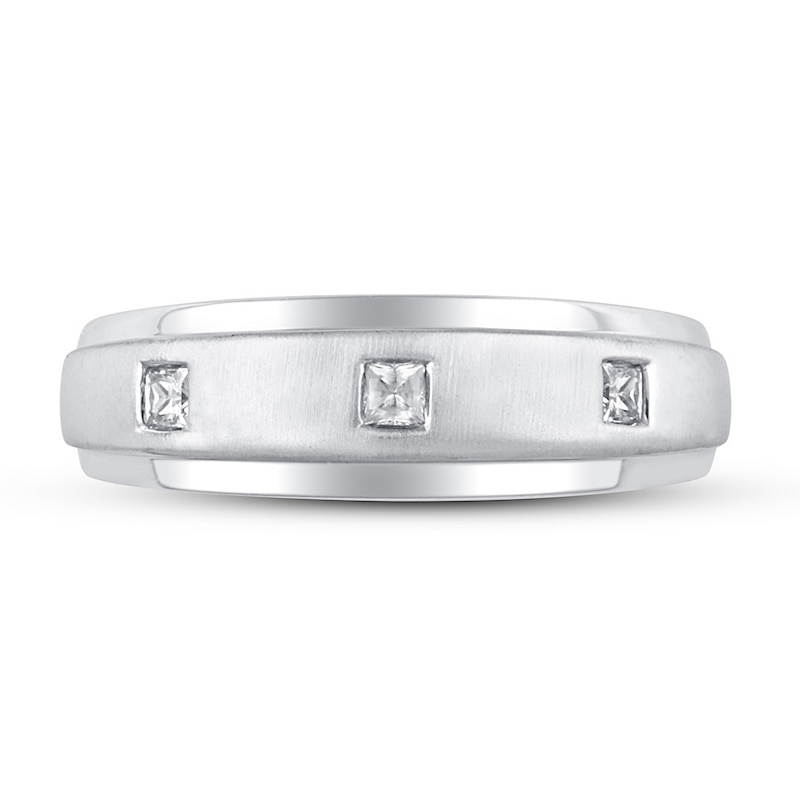 Main Image 1 of Men's Diamond Band 1/5 ct tw Platinum