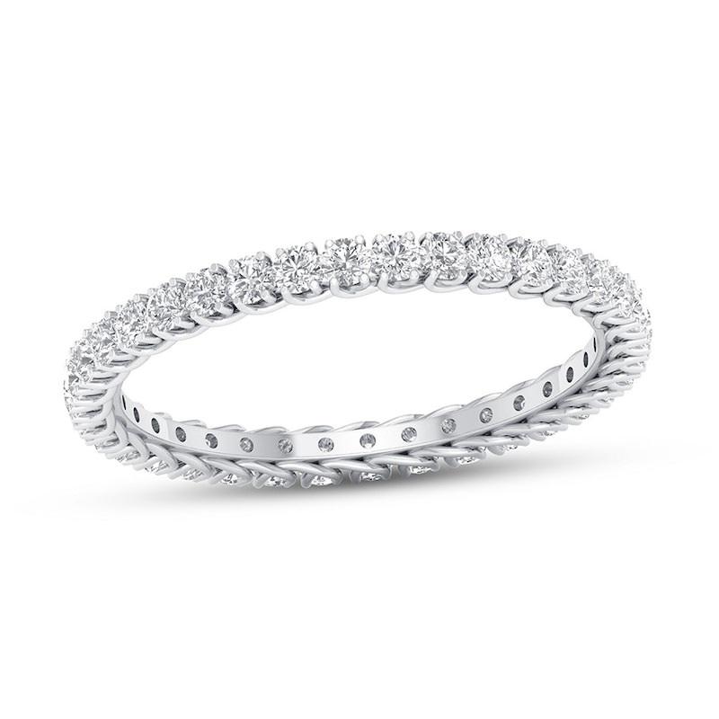 Main Image 1 of Diamond Eternity Band 1/2 ct tw Round 14K White Gold