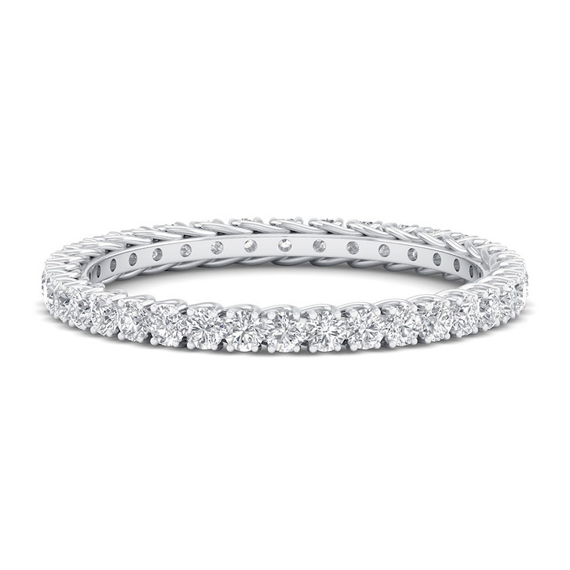 Main Image 3 of Diamond Eternity Band 1/2 ct tw Round 14K White Gold