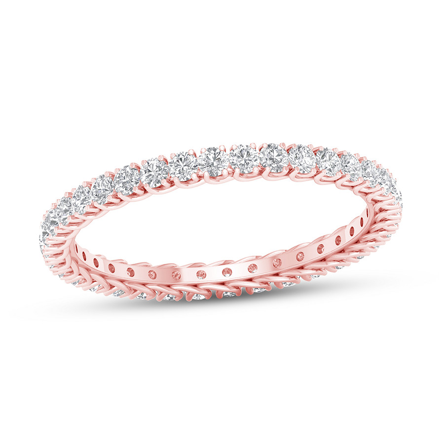 Diamond Eternity Band 1/2 ct tw Round 14K Rose Gold