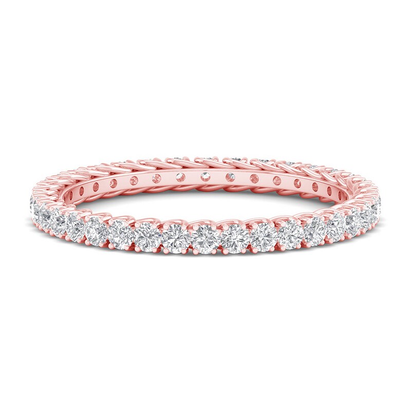 Diamond Eternity Band 1/2 ct tw Round 14K Rose Gold