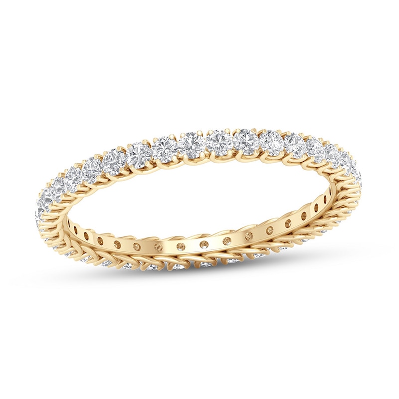 Main Image 1 of Diamond Eternity Band 1/2 ct tw Round 14K Yellow Gold