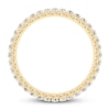Thumbnail Image 2 of Diamond Eternity Band 1/2 ct tw Round 14K Yellow Gold