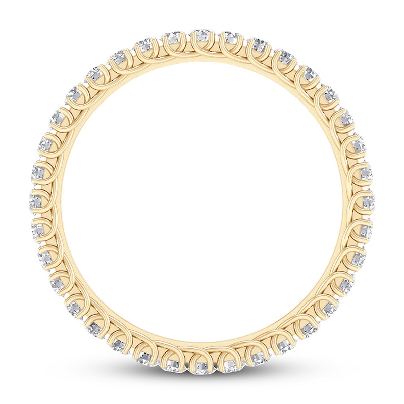 Main Image 2 of Diamond Eternity Band 1/2 ct tw Round 14K Yellow Gold