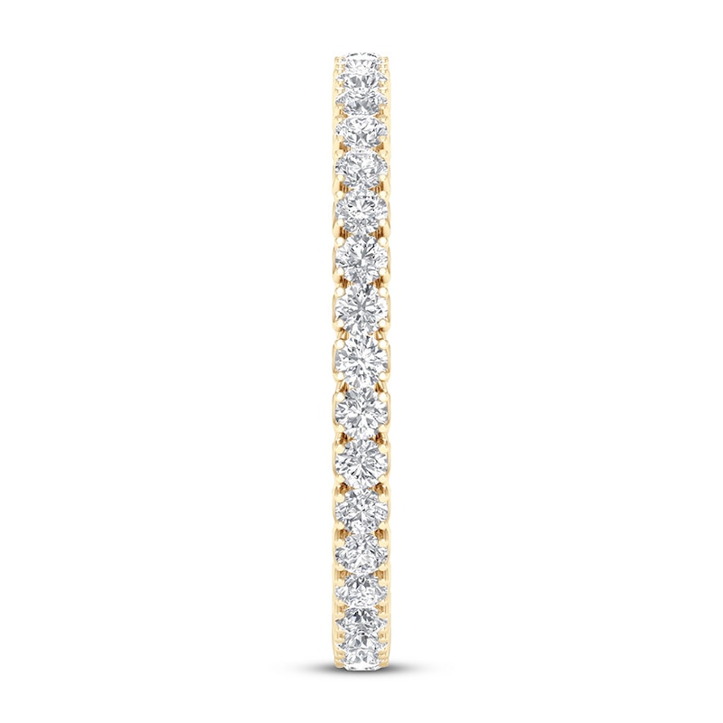 Main Image 3 of Diamond Eternity Band 1/2 ct tw Round 14K Yellow Gold
