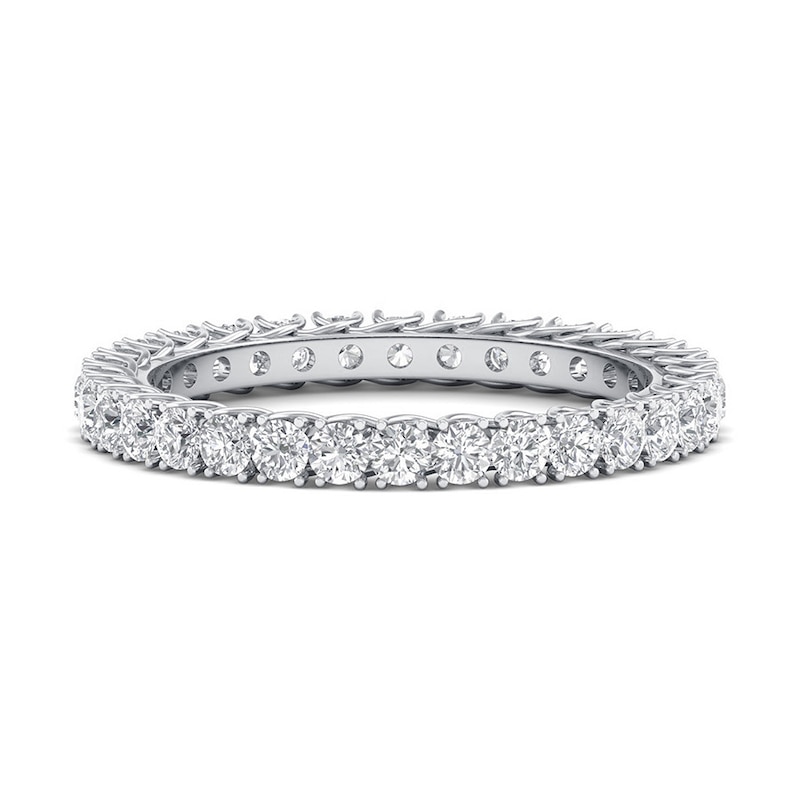 Main Image 4 of Diamond Eternity Band 1 ct tw Round 14K White Gold