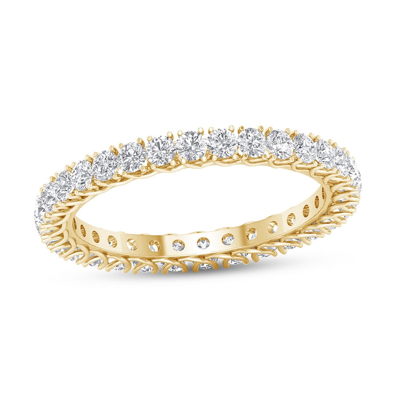 Diamond Eternity Band 1 ct tw Round 14K Yellow Gold