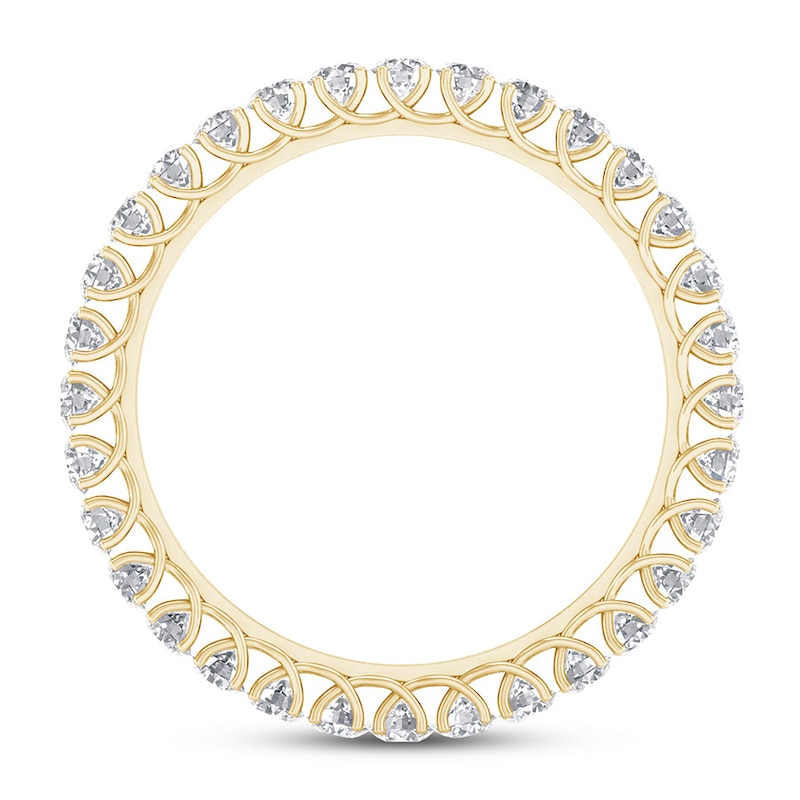 Diamond Eternity Band 1 ct tw Round 14K Yellow Gold