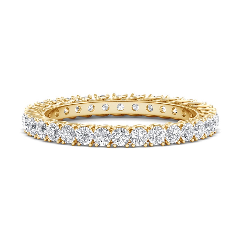 Diamond Eternity Band 1 ct tw Round 14K Yellow Gold