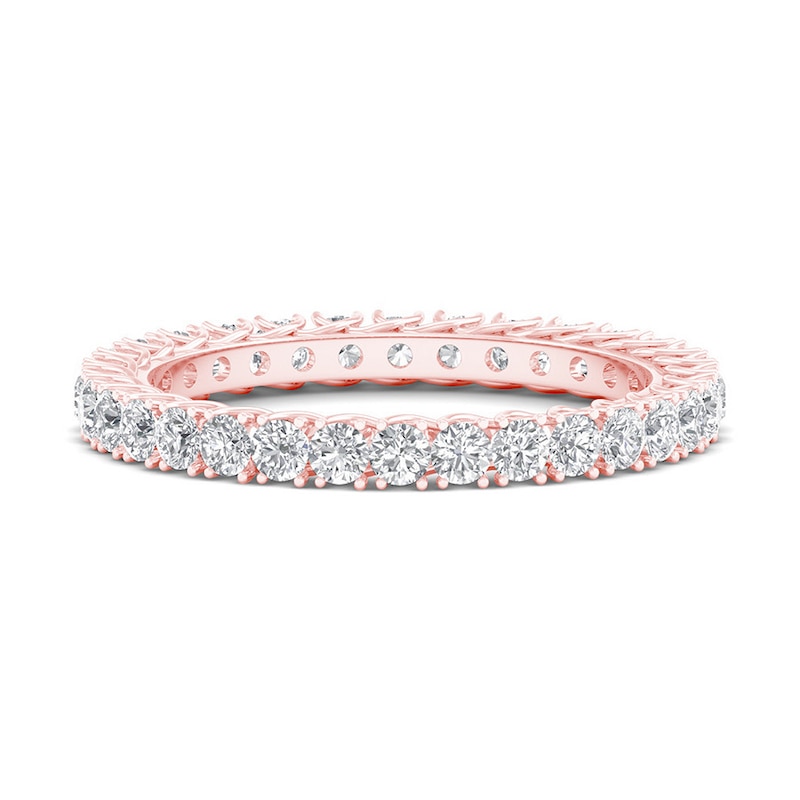 Diamond Eternity Band 1 ct tw Round 14K Rose Gold