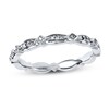 Thumbnail Image 0 of Stackable Ring 1/8 ct tw Diamond Sterling Silver