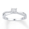 Thumbnail Image 0 of Diamond Promise Ring 1/5 carat tw 10K White Gold