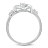 Thumbnail Image 3 of Diamond Heart Ring 1/20 ct tw Round Sterling Silver