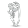 Thumbnail Image 3 of Diamond Heart Ring 1/20 ct tw Round Sterling Silver