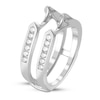 Thumbnail Image 2 of Diamond Enhancer Ring 1/2 ct tw Round 14K White Gold