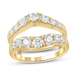 Diamond Enhancer Ring 1 3/8 ct tw Round 14K Yellow Gold