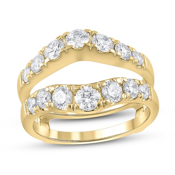 Diamond Enhancer Ring 1 3/8 ct tw Round 14K Yellow Gold Jared