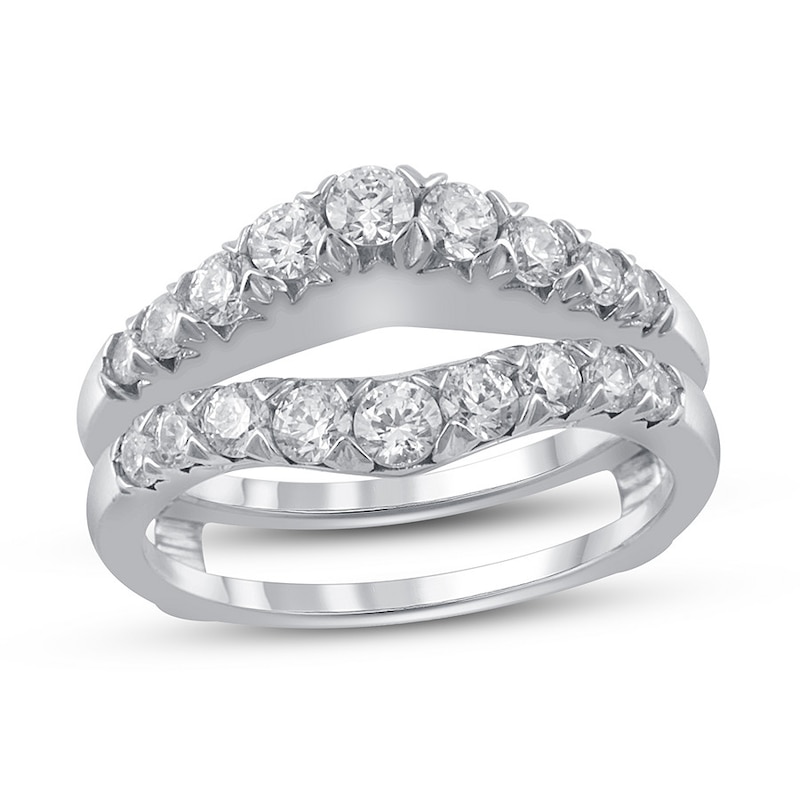 Main Image 1 of Diamond Enhancer Ring 1 ct tw Round 14K White Gold