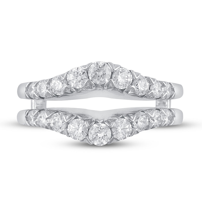 Main Image 3 of Diamond Enhancer Ring 1 ct tw Round 14K White Gold