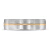 Thumbnail Image 3 of Men's Wedding Band 14K Two-Tone Gold 6mm