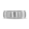 Thumbnail Image 3 of Men's Frosted Wedding Band 14K White Gold 8mm