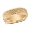 Thumbnail Image 1 of Men's Hammered Wedding Band 14K Yellow Gold 7mm