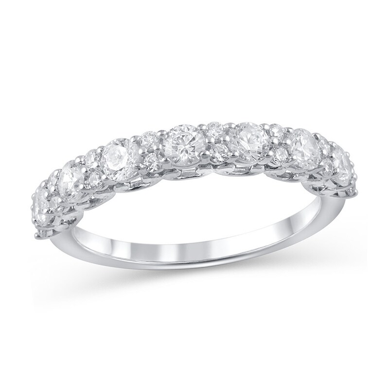 Diamond Anniversary Band 7/8 ct tw Round 14K White Gold