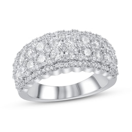Diamond Anniversary Band 2 ct tw Round Platinum