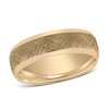 Thumbnail Image 1 of Men's Textured Wedding Band 14K Yellow Gold 7mm