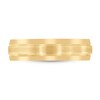 Thumbnail Image 2 of Men's Brushed Wedding Band 14K Yellow Gold 6mm