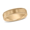 Thumbnail Image 1 of Men's Beveled Wedding Band 14K Yellow Gold 6mm