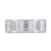 Thumbnail Image 2 of Men's Frosted Wedding Band 14K Two-Tone Gold 6mm