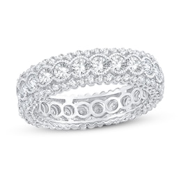 Diamond Eternity Band 2 ct tw Round 14K White Gold