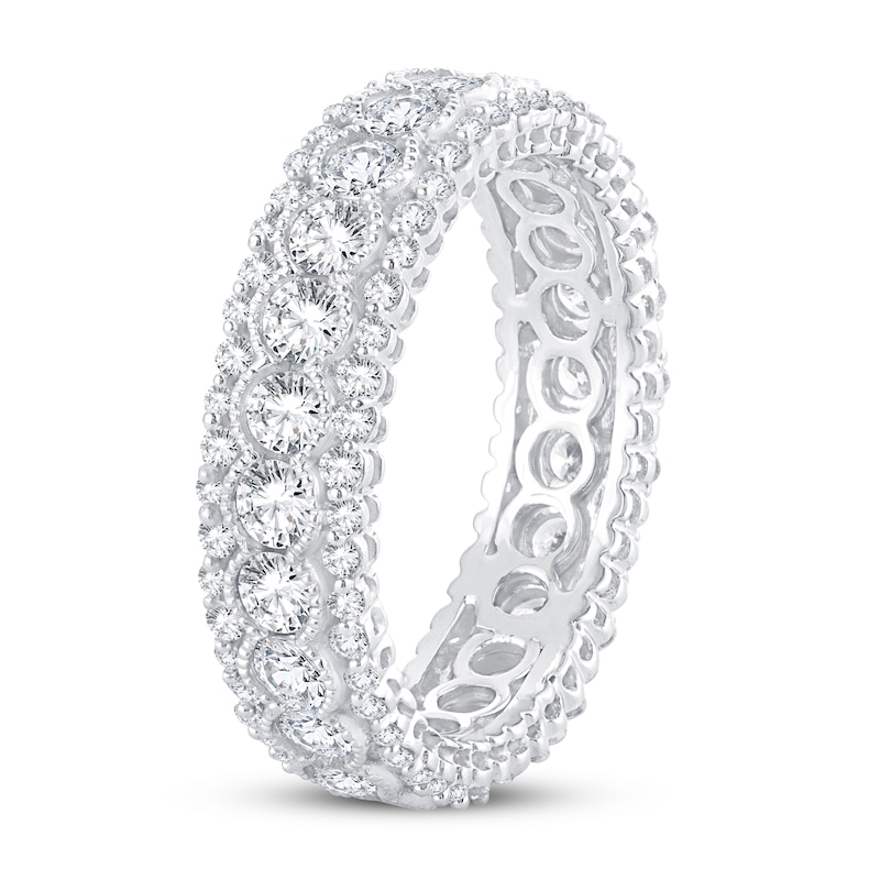 Main Image 2 of Diamond Eternity Band 2 ct tw Round 14K White Gold