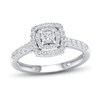 Thumbnail Image 0 of Diamond Promise Ring 1/2 ct tw Princess/Round10K White Gold