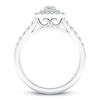 Thumbnail Image 2 of Diamond Promise Ring 1/2 ct tw 10K White Gold