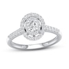 Thumbnail Image 0 of Diamond Promise Ring 1/2 ct tw Oval/Round 10K White Gold