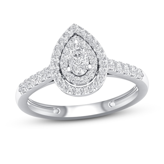 Diamond Promise Ring 1/2 ct tw 10K White Gold | Jared