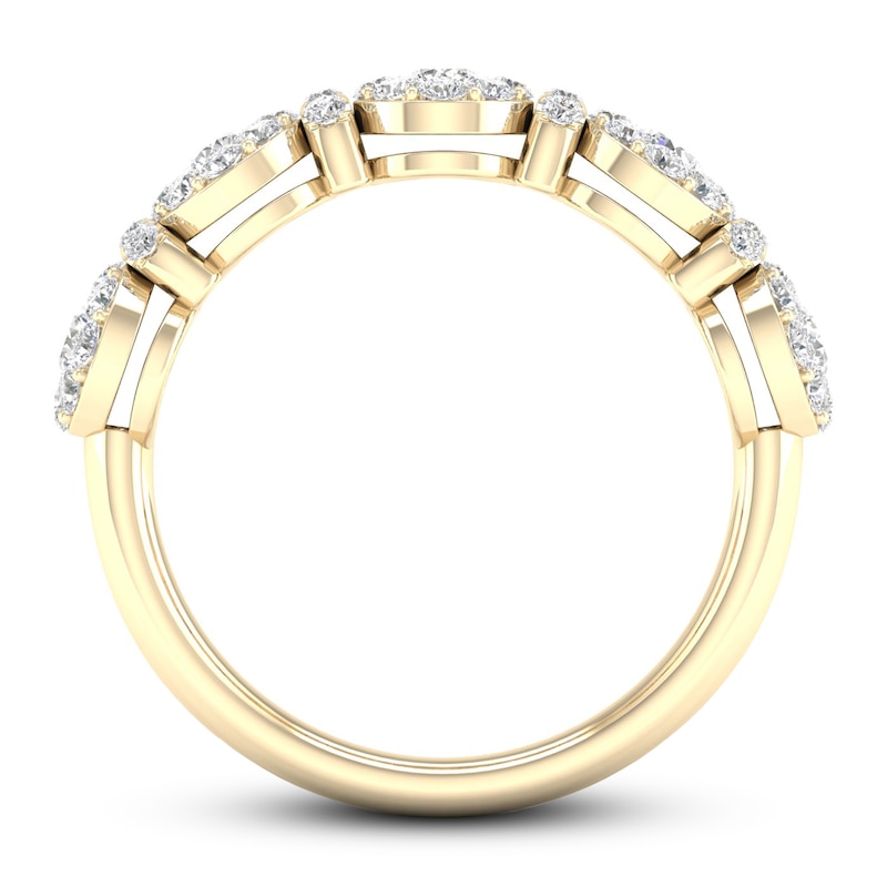 Diamond Anniversary Ring 3/4 ct tw 10K Yellow Gold