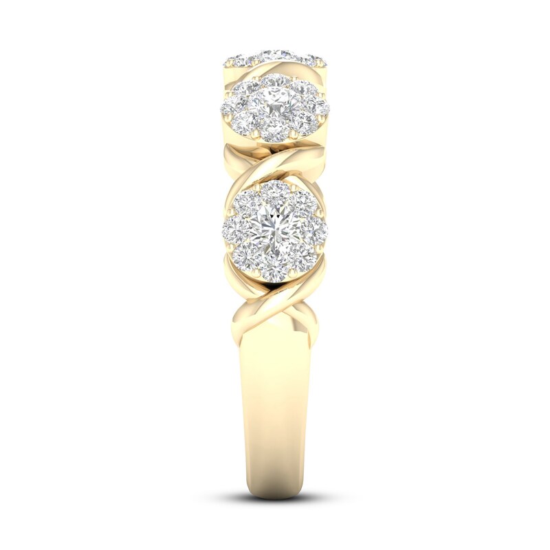 Main Image 2 of Diamond Anniversary Ring 3/4 ct tw 14K Yellow Gold