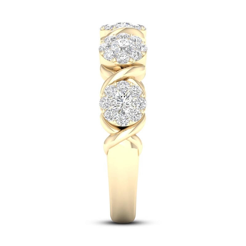 Diamond Anniversary Ring 3/4 ct tw 14K Yellow Gold